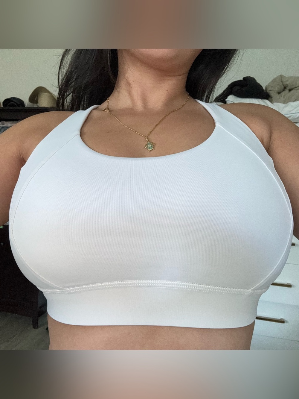 lululemon Free to Be Elevated Bra DD/DDD(E) Cup, WHITE, Size 6